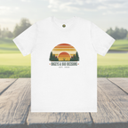 Bogeys & Bad Decisions Tee — Sunset Stripe Solo