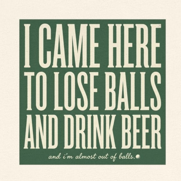 I Came Here To Lose Balls & Drink Beer - Vintage Tee