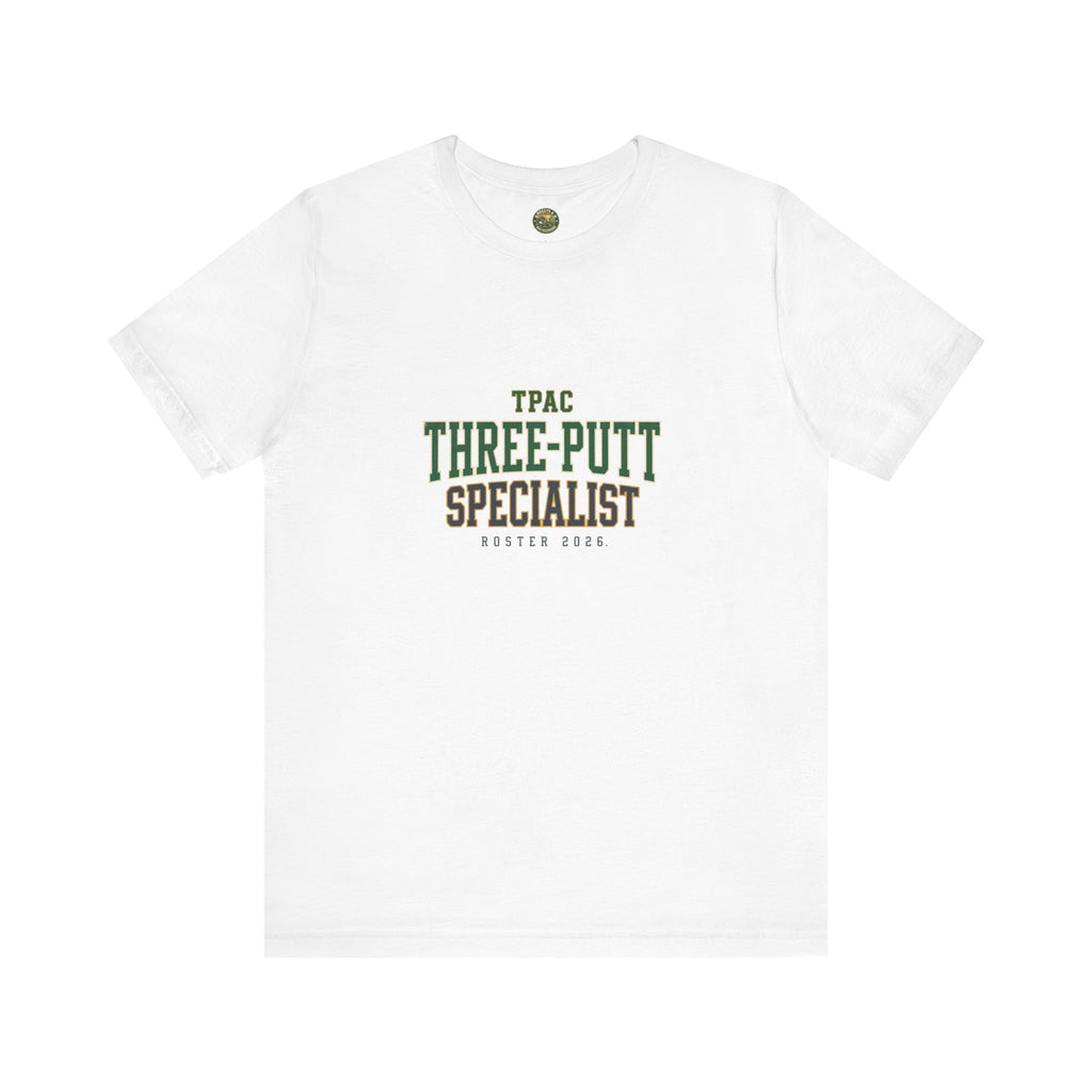 Three-Putt Specialist Tee - TPAC Jersey Nameplate