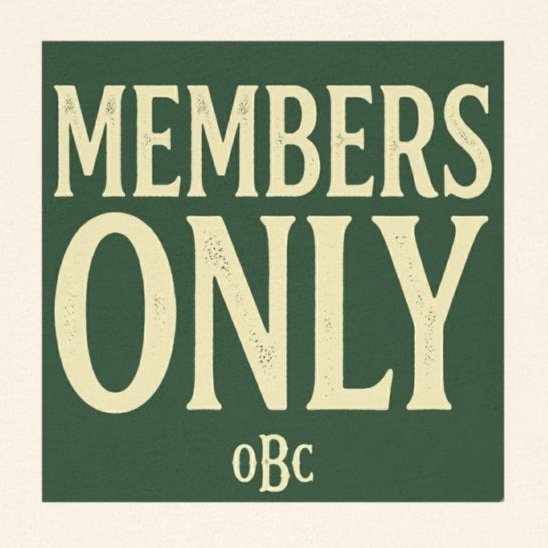 OBC Members Only Tee - Vintage Country Club Typography