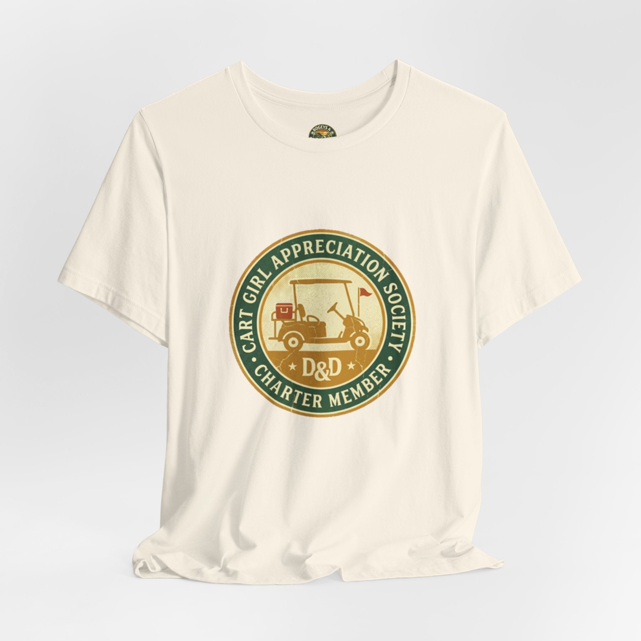 Cart Girl Appreciation Society Tee — Vintage Tribute Badge