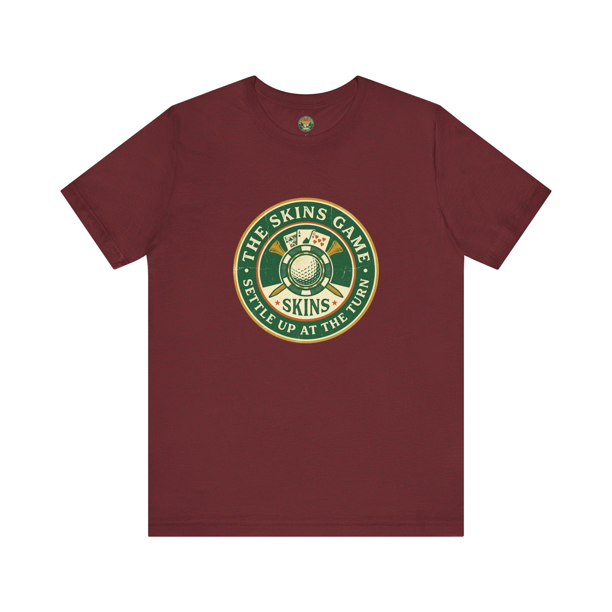 The Skins Game Badge Tee — Vintage Action Crest