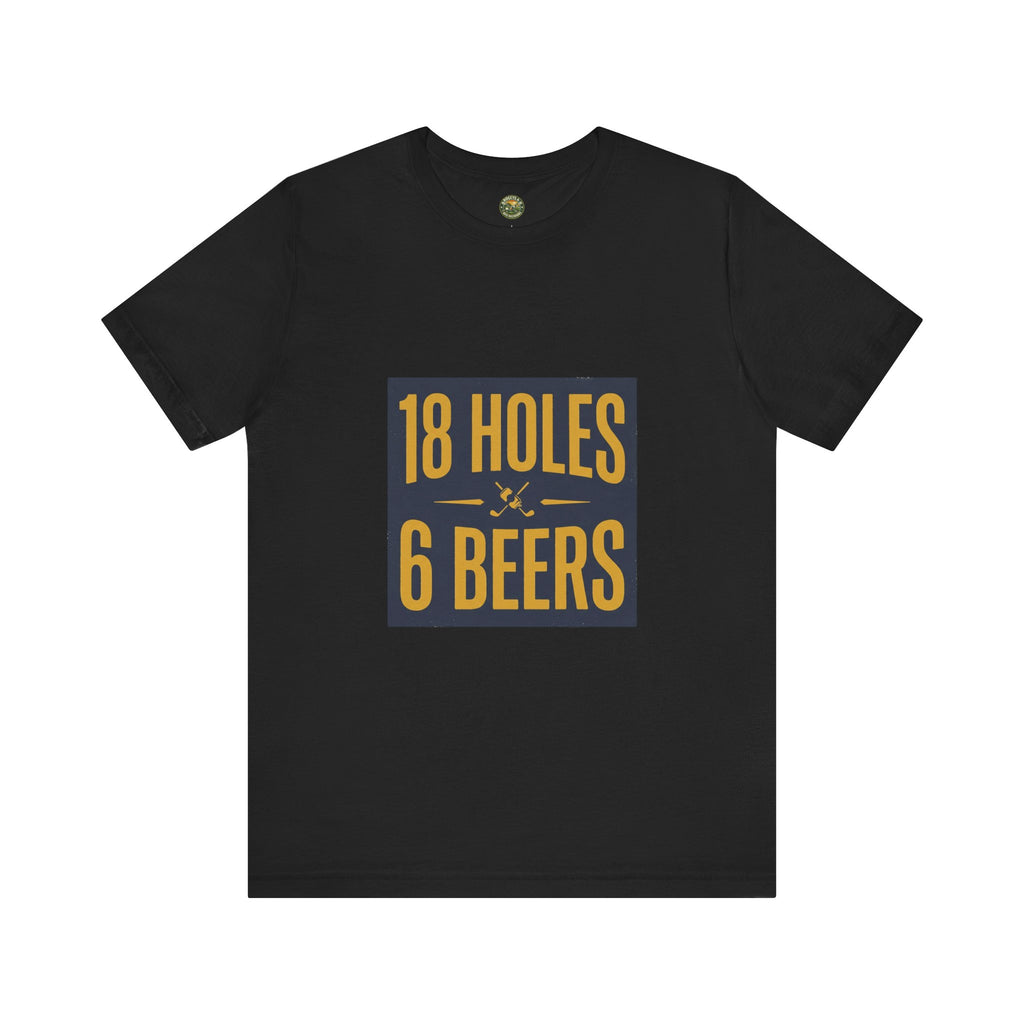 18 Holes, 6 Beers - Vintage Golf Tee