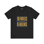 18 Holes, 6 Beers - Vintage Golf Tee