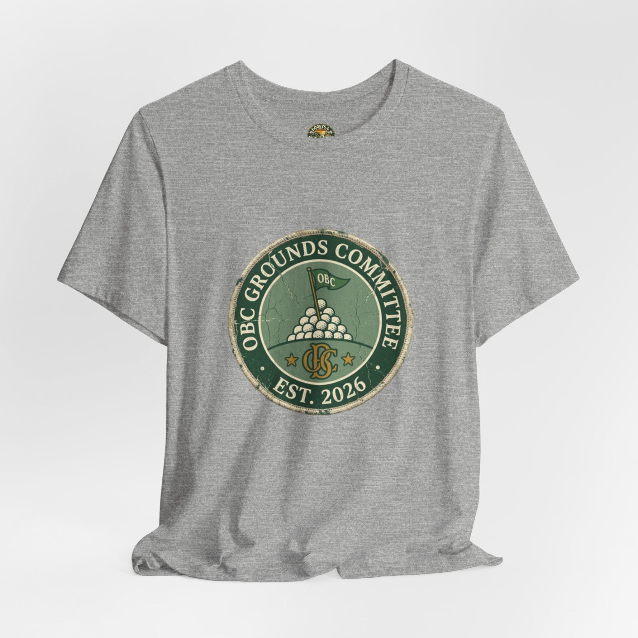 OBC Grounds Committee Tee - Vintage Country Club Badge