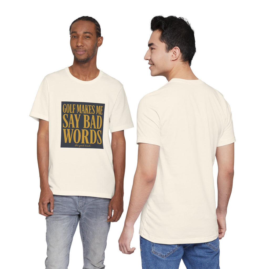 Golf Makes Me Say Bad Words - Vintage Golf Tee