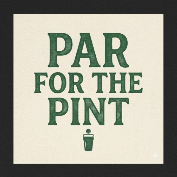 Par For The Pint — Vintage Cream Golf & Beer Tee