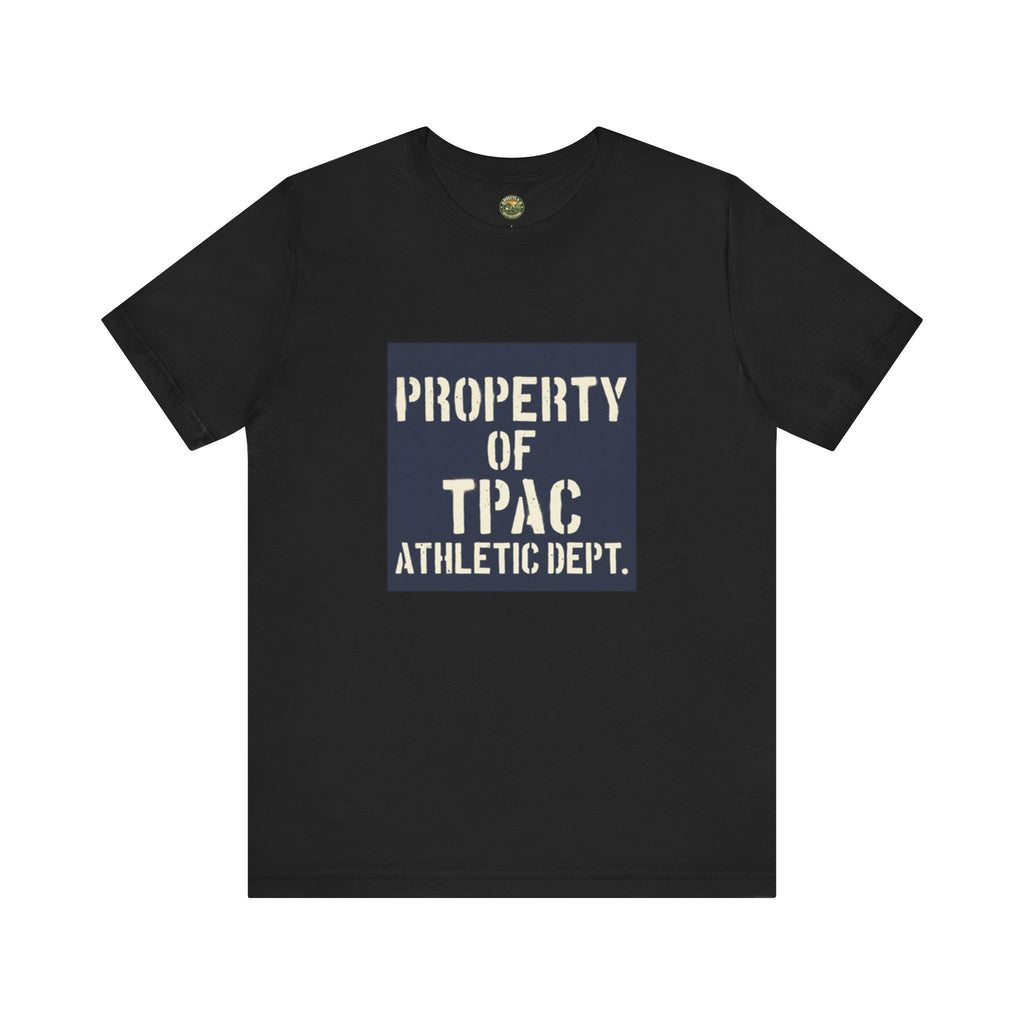 Property of TPAC Tee - Vintage Equipment Room Stencil