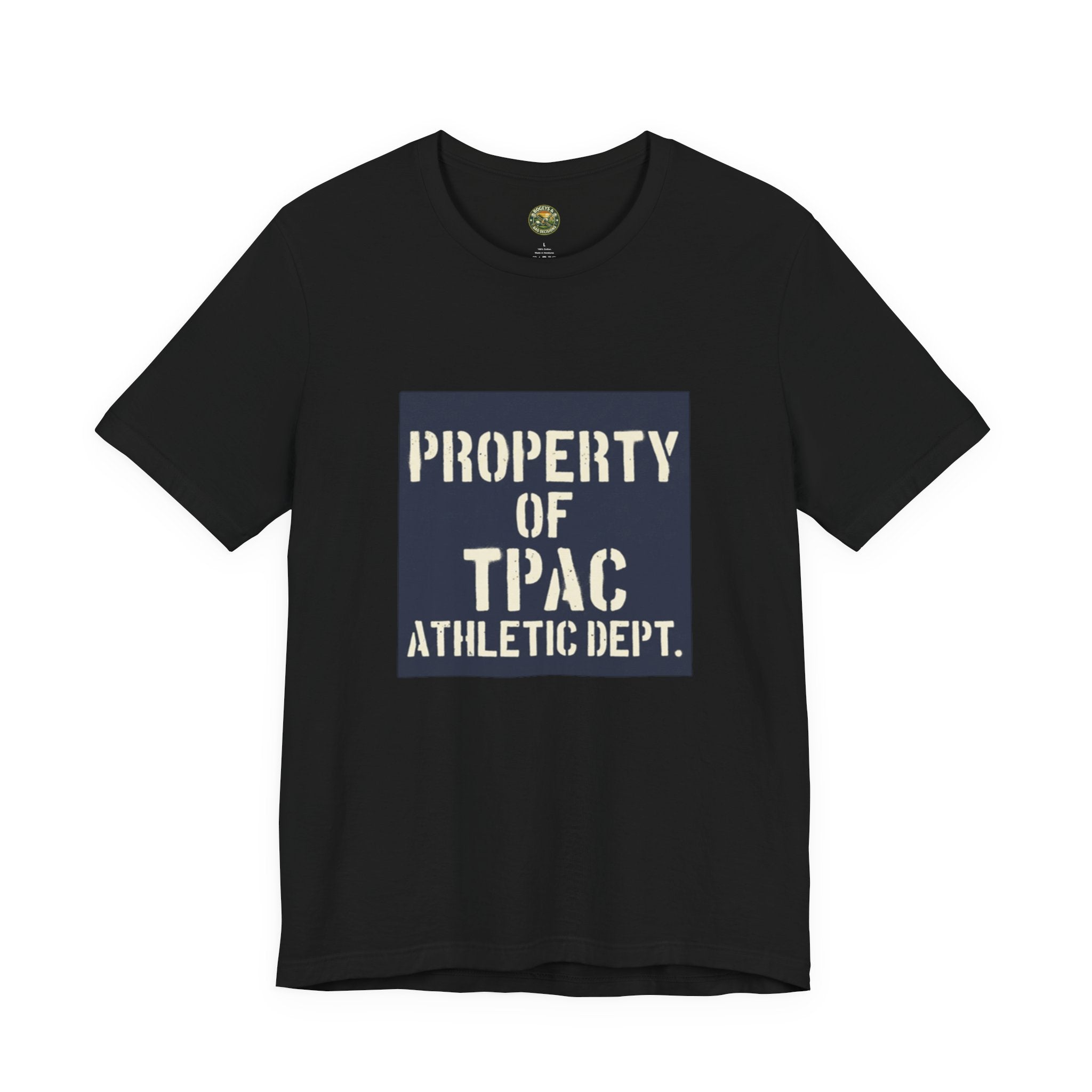 Property of TPAC Tee - Vintage Equipment Room Stencil