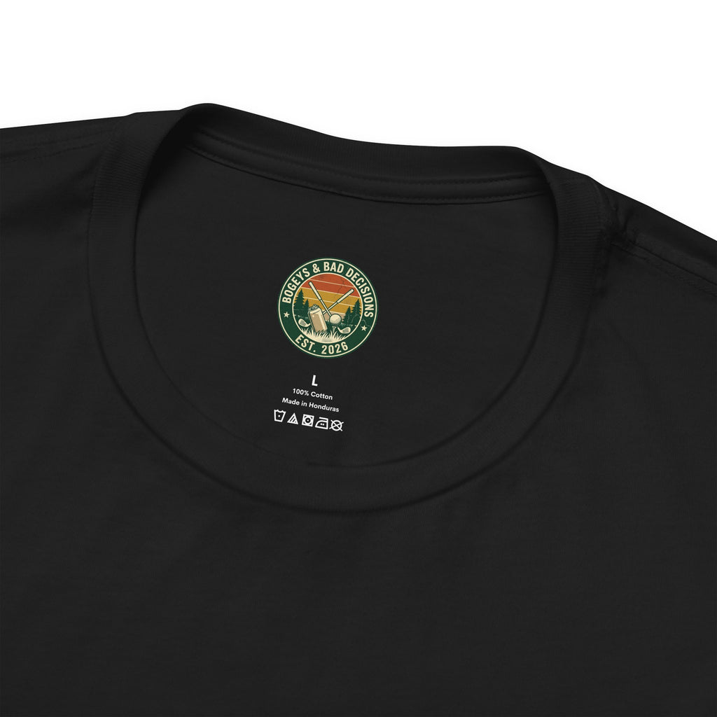 First Tee Time No Regrets Tee — Early Golf Typography