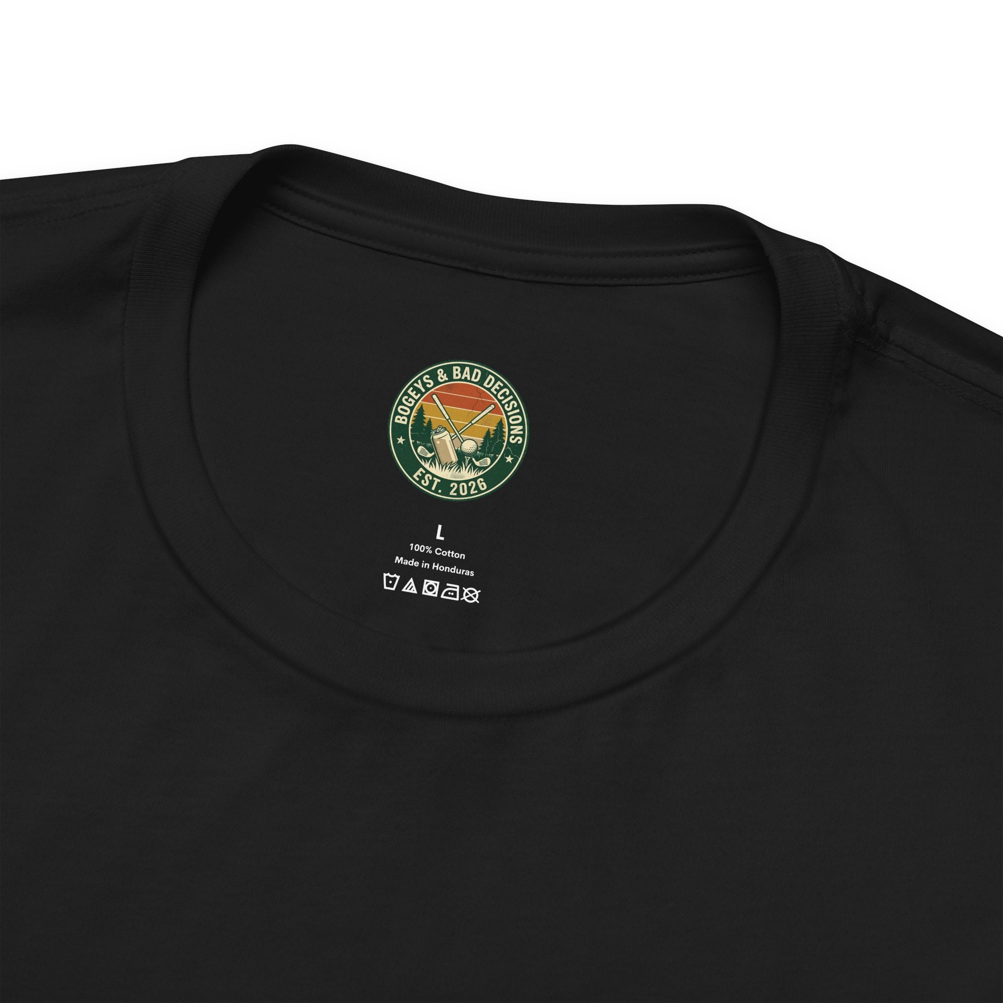 First Tee Time No Regrets Tee — Early Golf Typography