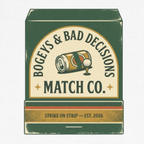B&BD Match Co. Tee - Vintage Matchbook Cover