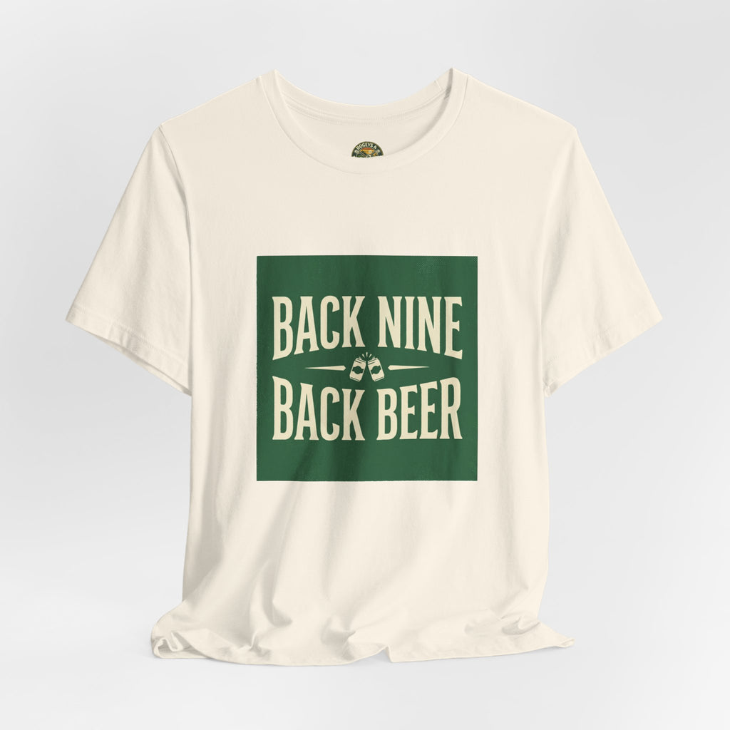 Back Nine, Back Beer - Vintage Golf Tee