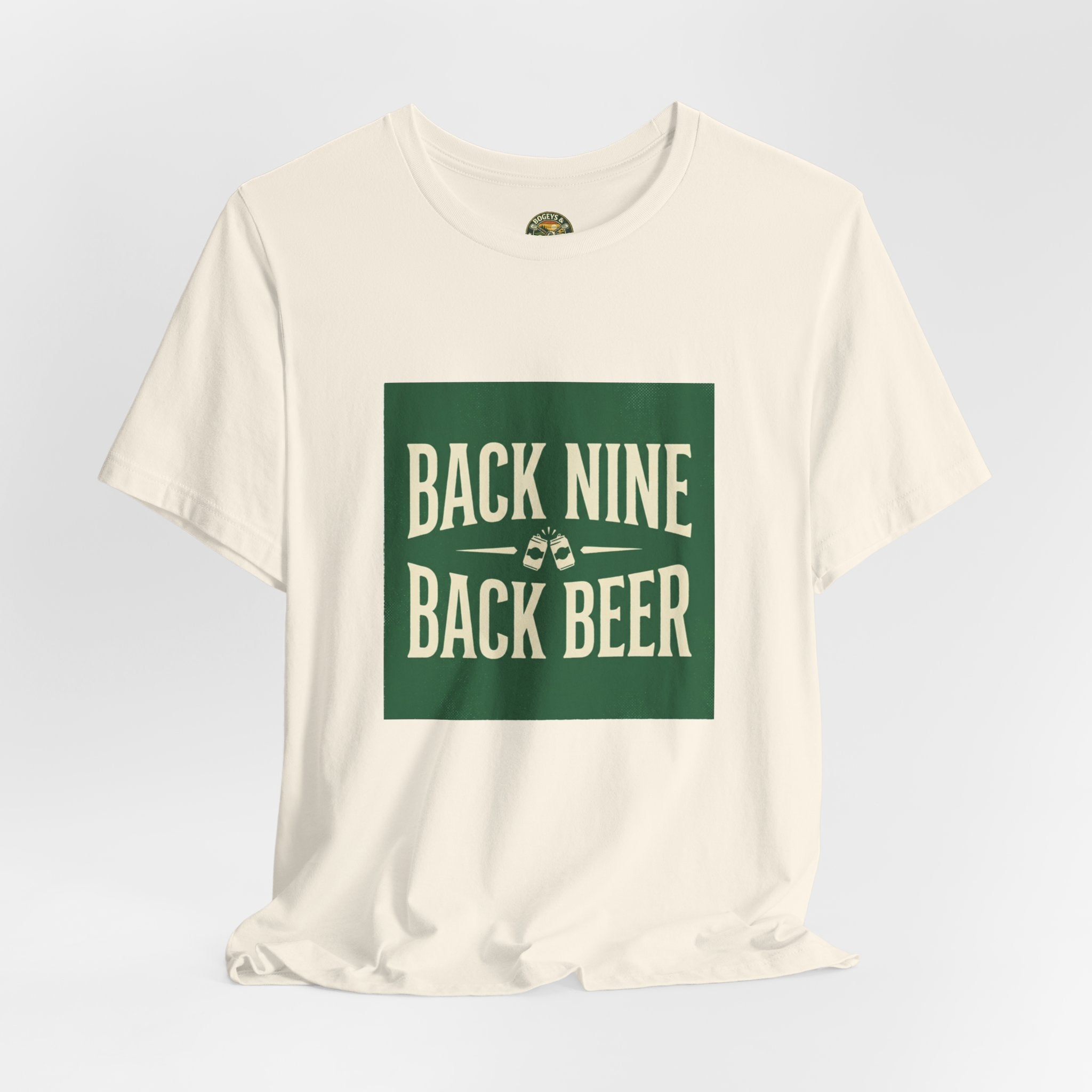 Back Nine, Back Beer - Vintage Golf Tee