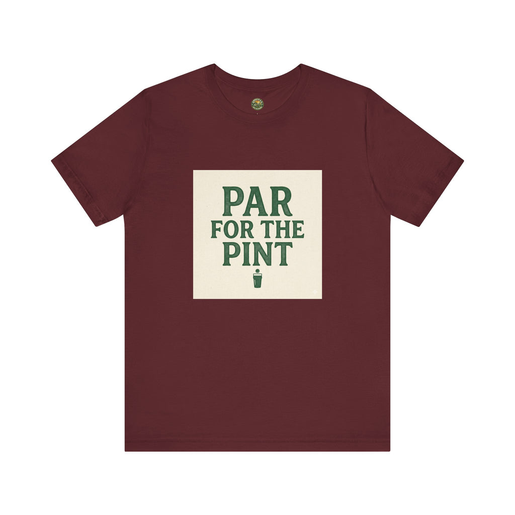 Par For The Pint — Vintage Cream Golf & Beer Tee