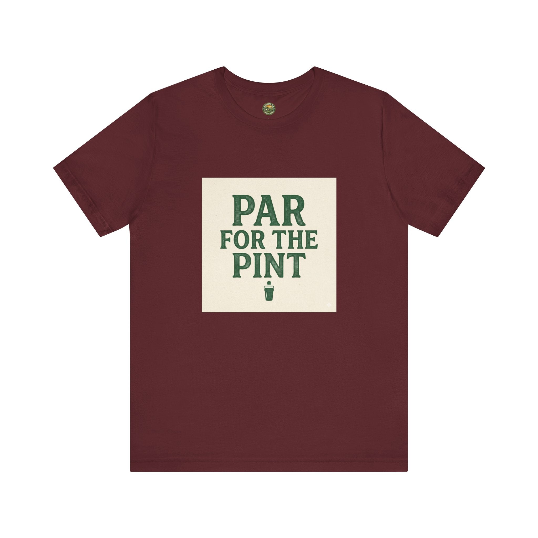 Par For The Pint — Vintage Cream Golf & Beer Tee