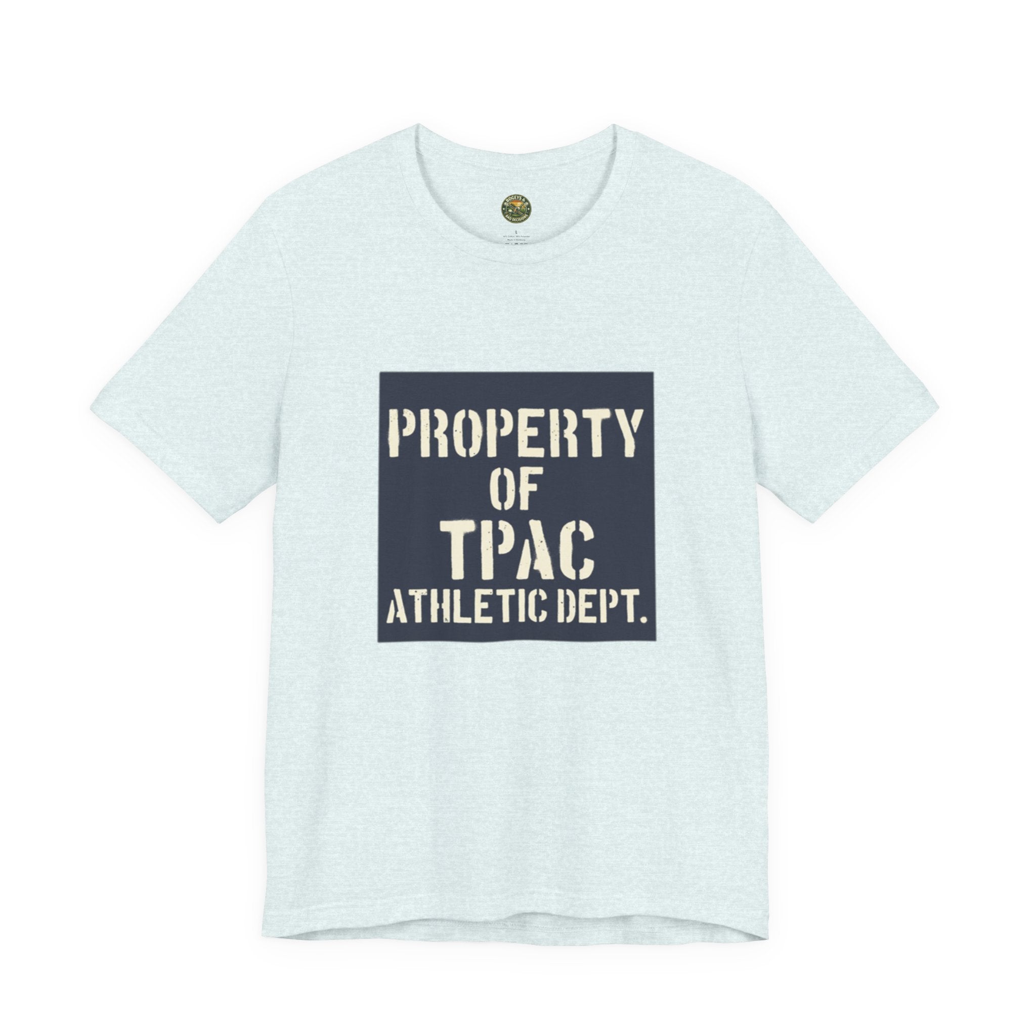 Property of TPAC Tee - Vintage Equipment Room Stencil