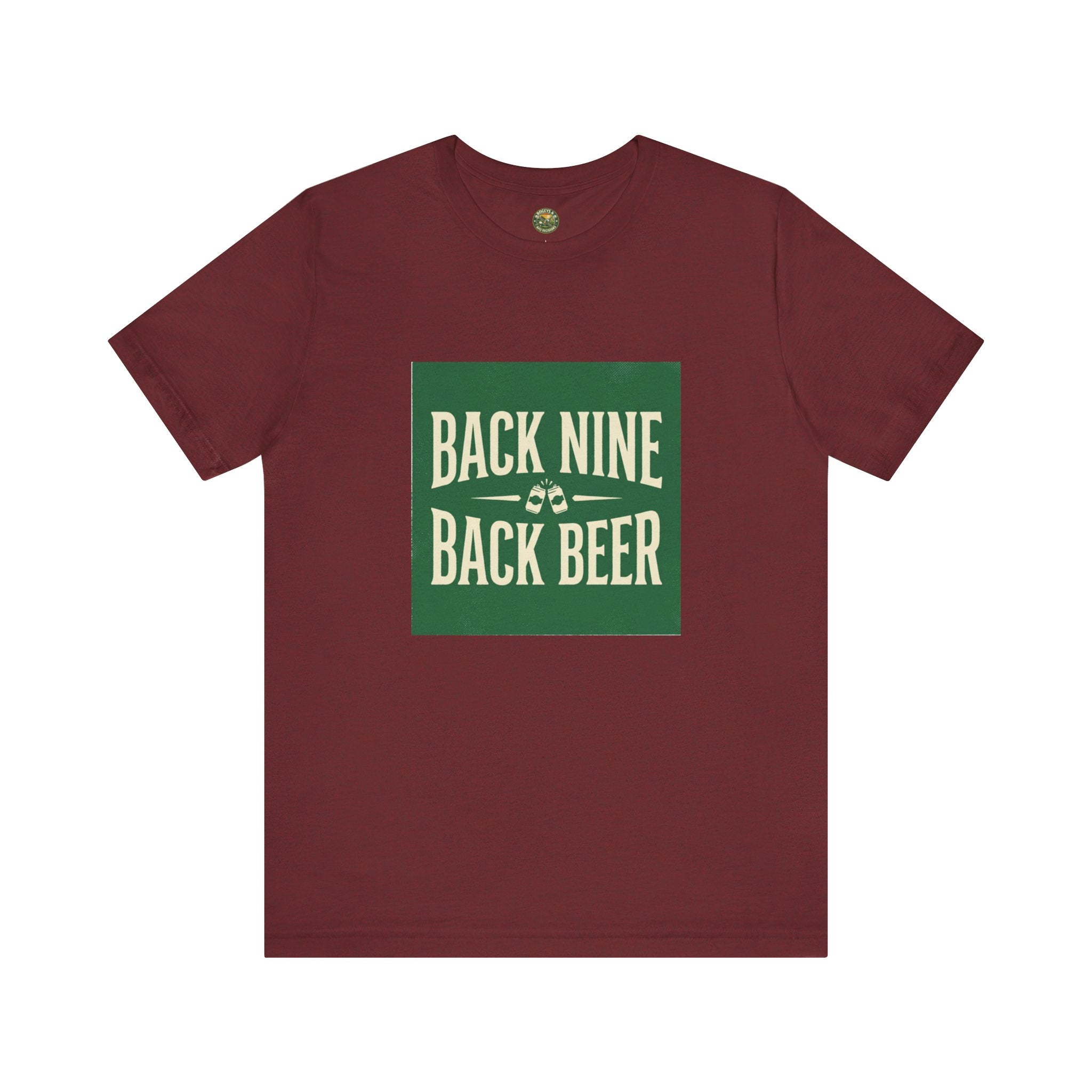Back Nine, Back Beer - Vintage Golf Tee