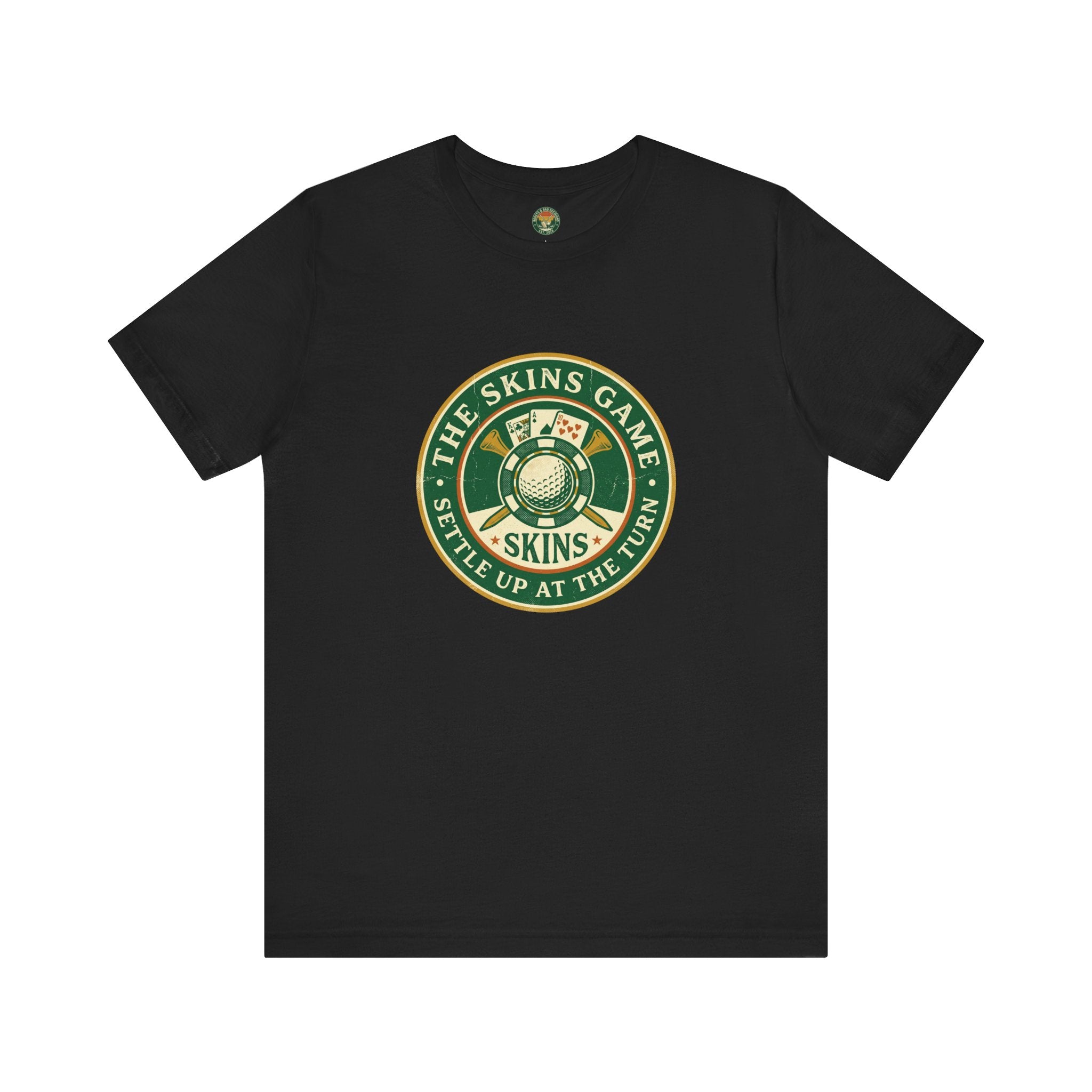 The Skins Game Badge Tee — Vintage Action Crest
