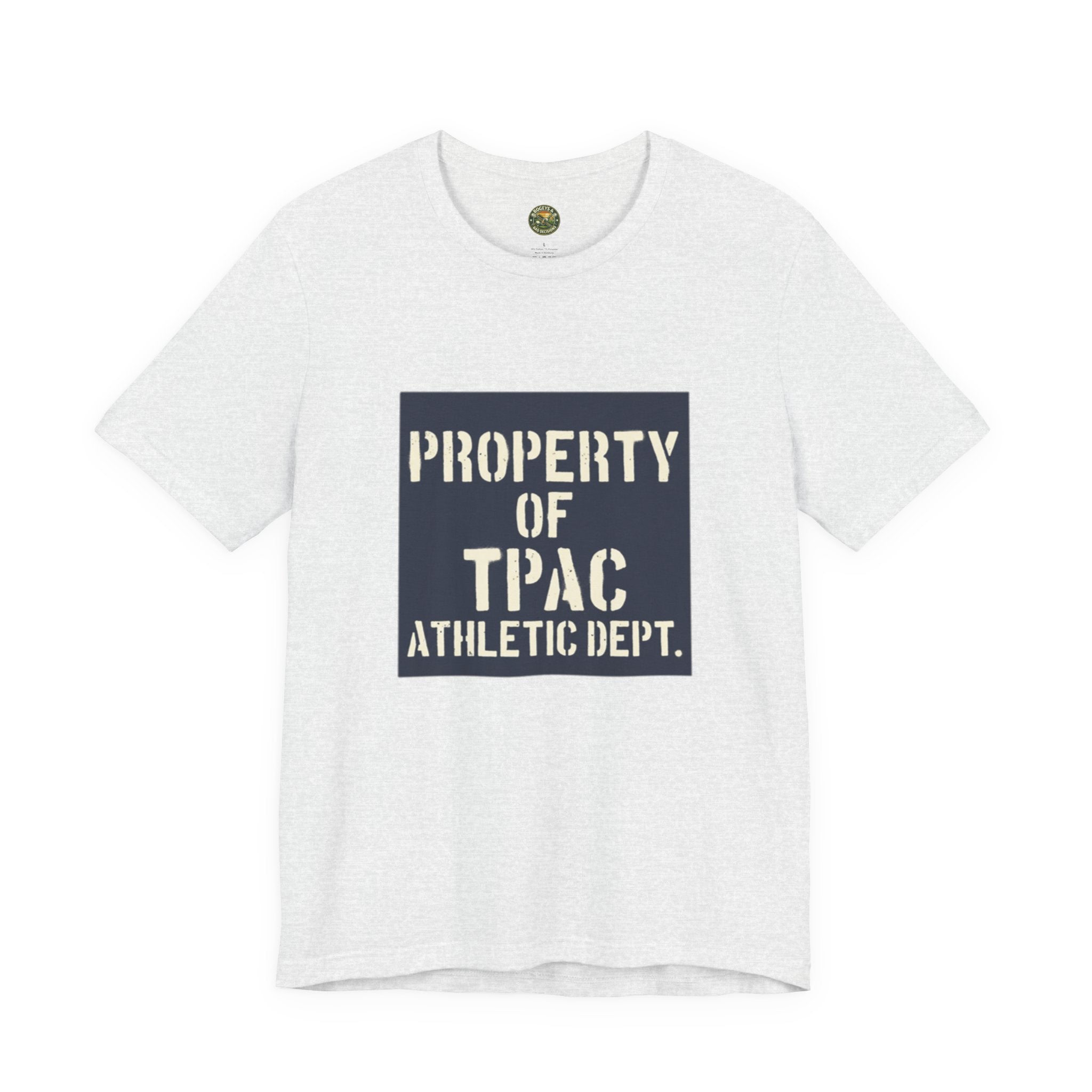 Property of TPAC Tee - Vintage Equipment Room Stencil