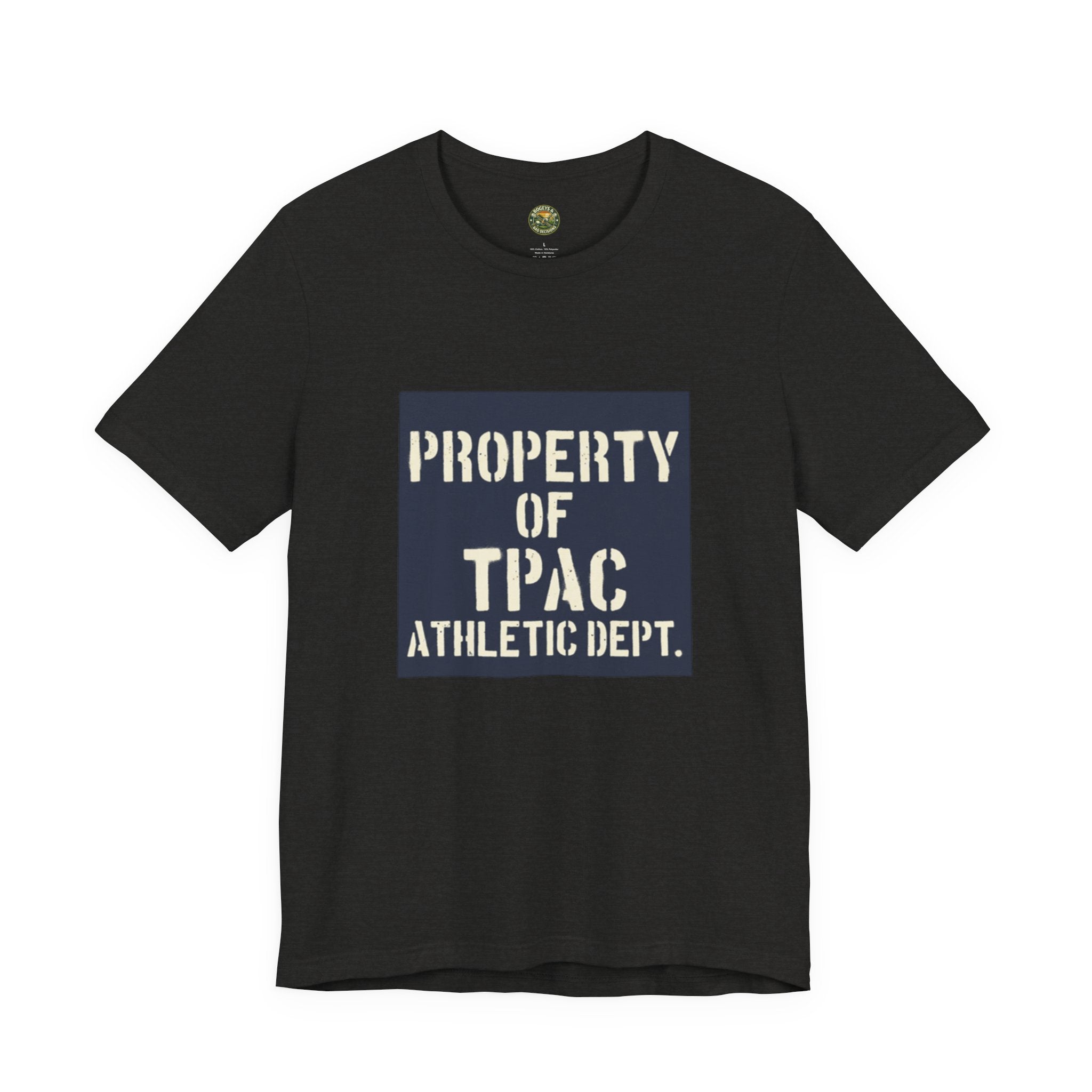 Property of TPAC Tee - Vintage Equipment Room Stencil