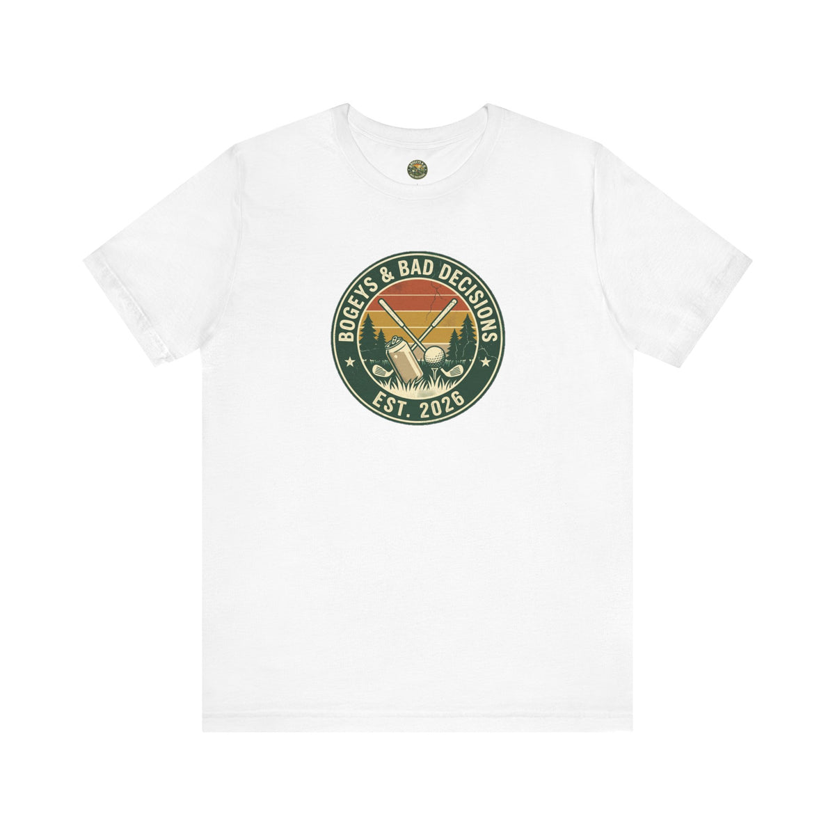 Bogeys & Bad Decisions Logo Tee