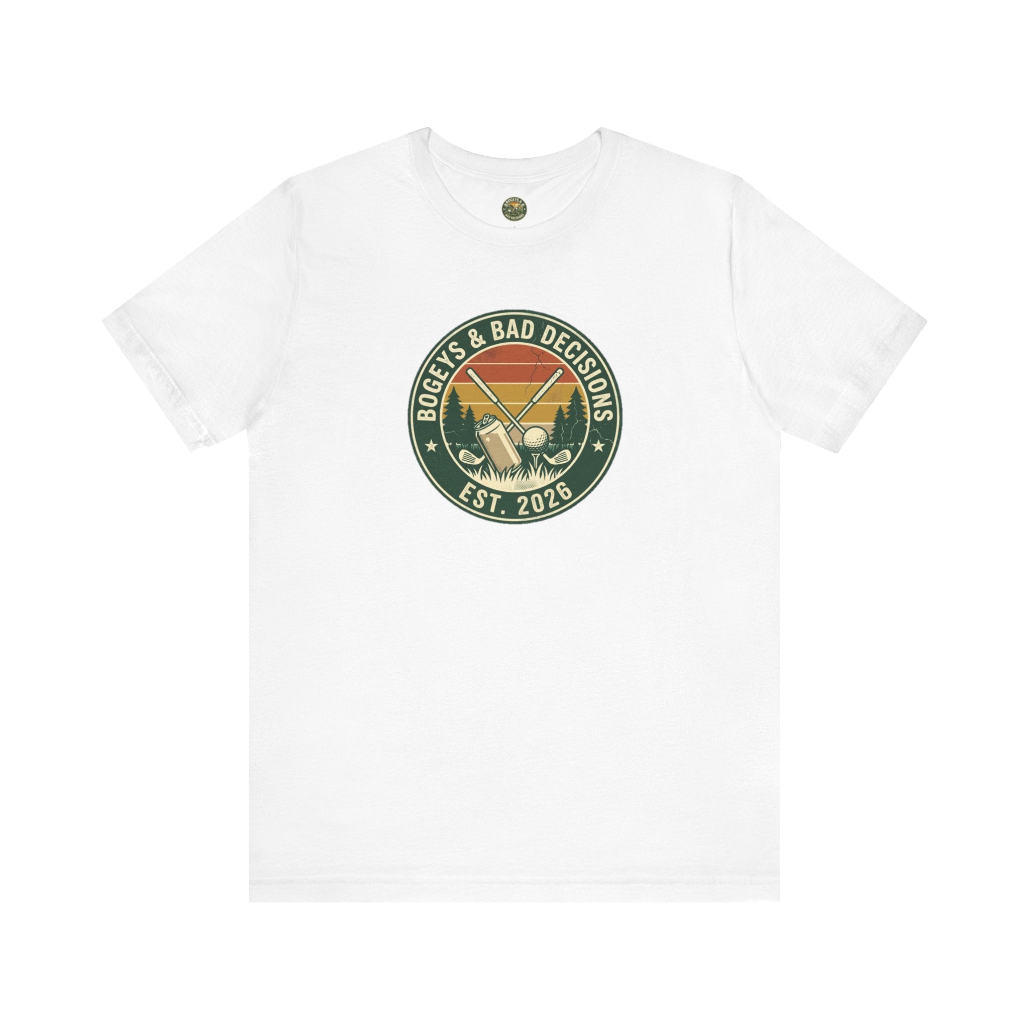 Bogeys & Bad Decisions Logo Tee