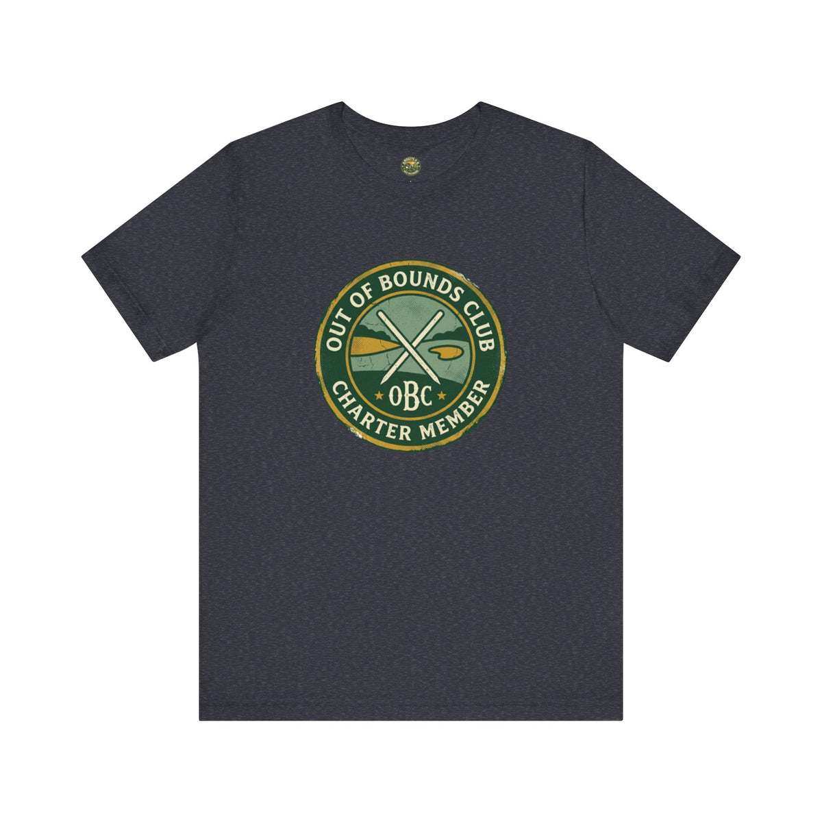 Out of Bounds Club Charter Member Badge Tee