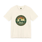 Back Nine Back Beer - Vintage Golf Sunset Badge Tee