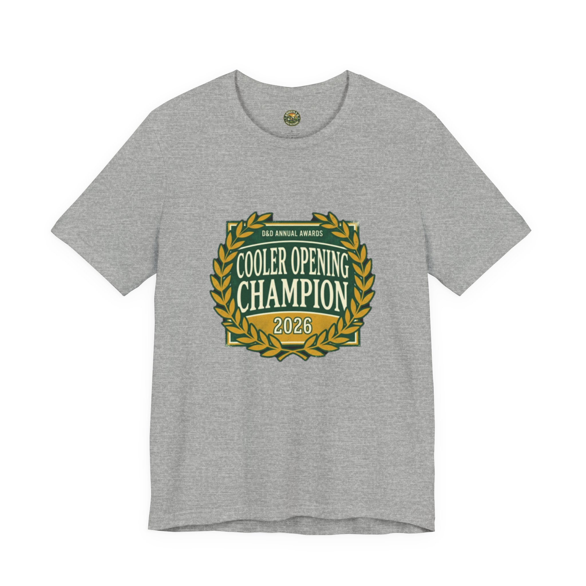 Cooler Opening Champion Tee - Vintage Fake Award