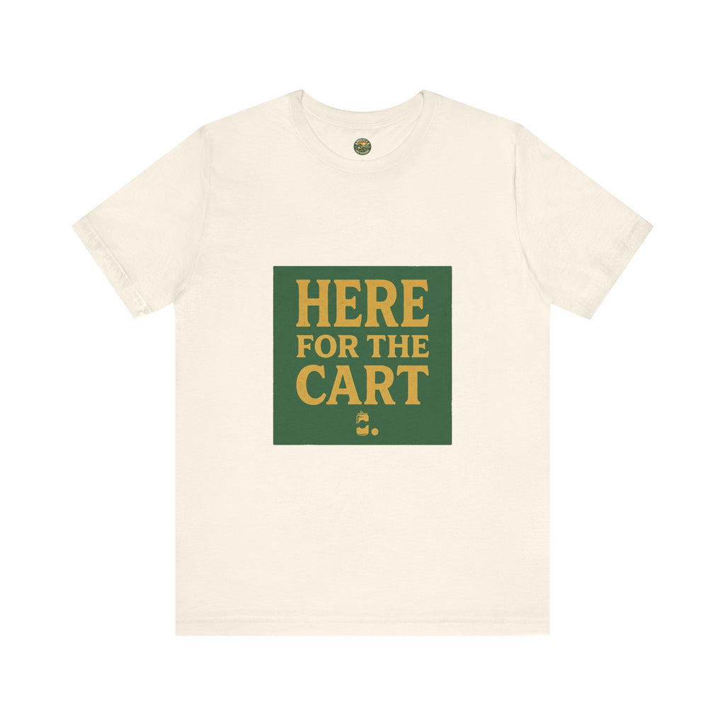 Here For The Cart — Vintage Golf & Beer Tee