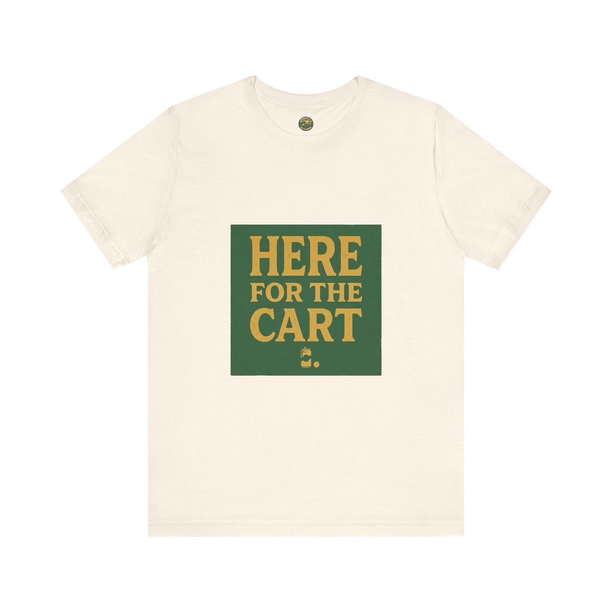Here For The Cart — Vintage Golf & Beer Tee