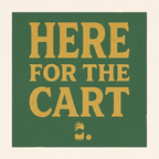 Here For The Cart — Vintage Golf & Beer Tee