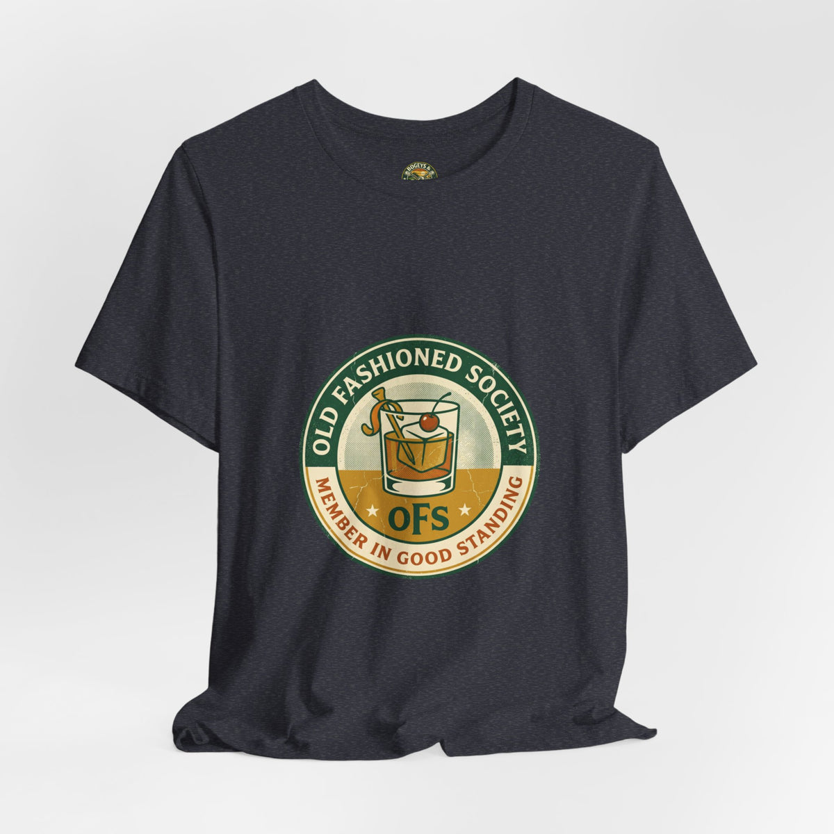 Old Fashioned Society Tee - Cocktail Badge