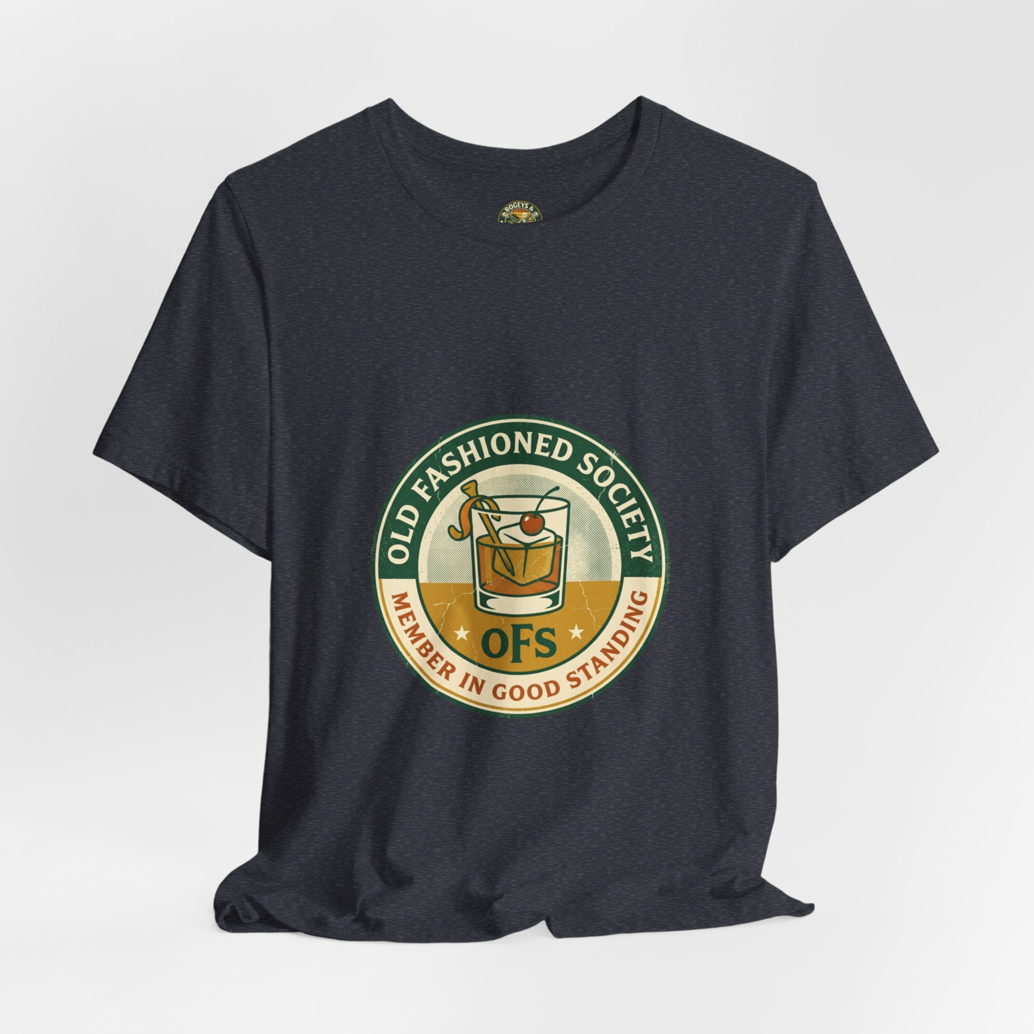 Old Fashioned Society Tee - Cocktail Badge