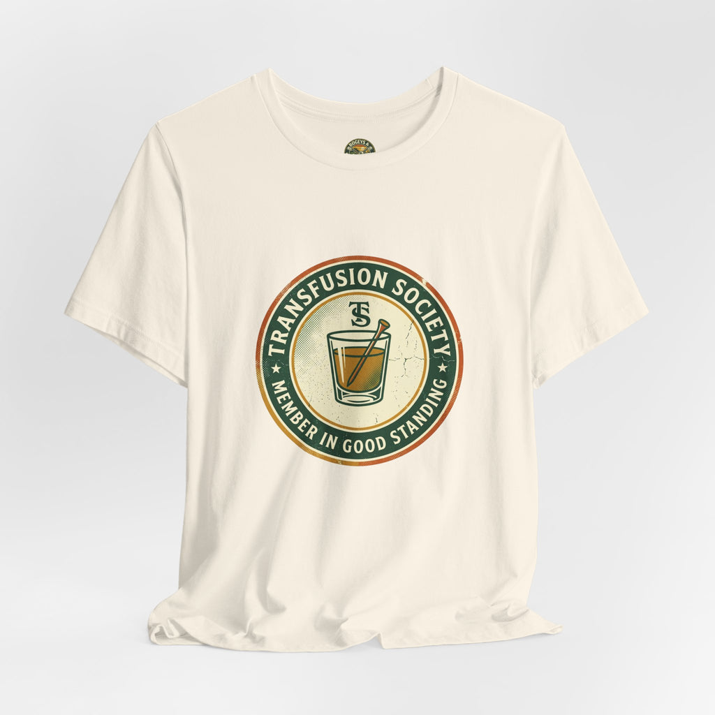 Transfusion Society Tee - Vintage Golf Cocktail Badge