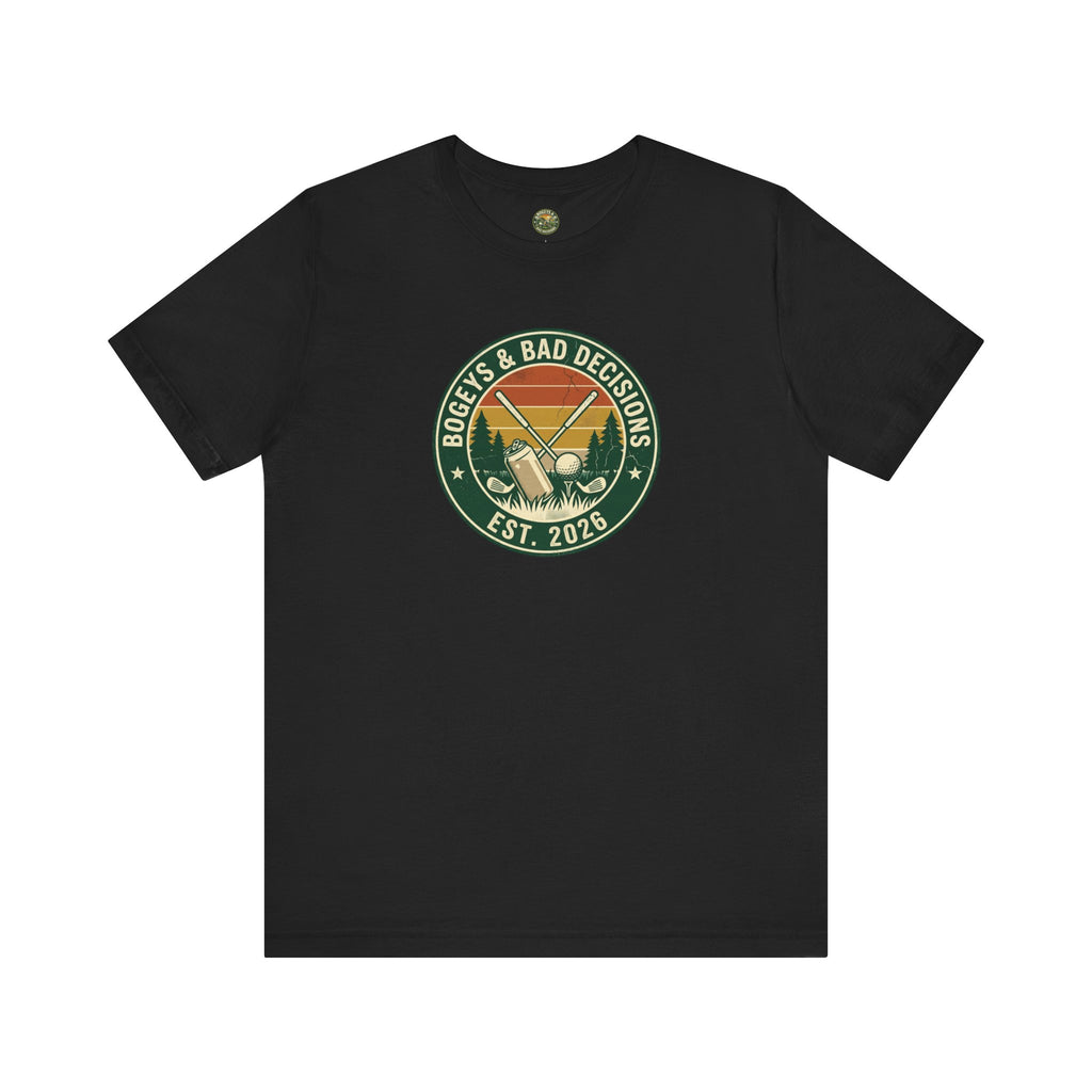 Bogeys & Bad Decisions Logo Tee