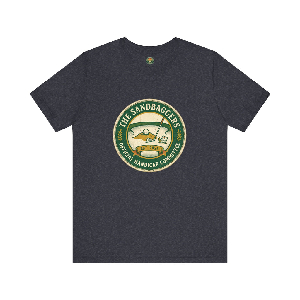 The Sandbaggers Tee — Official Handicap Committee Badge
