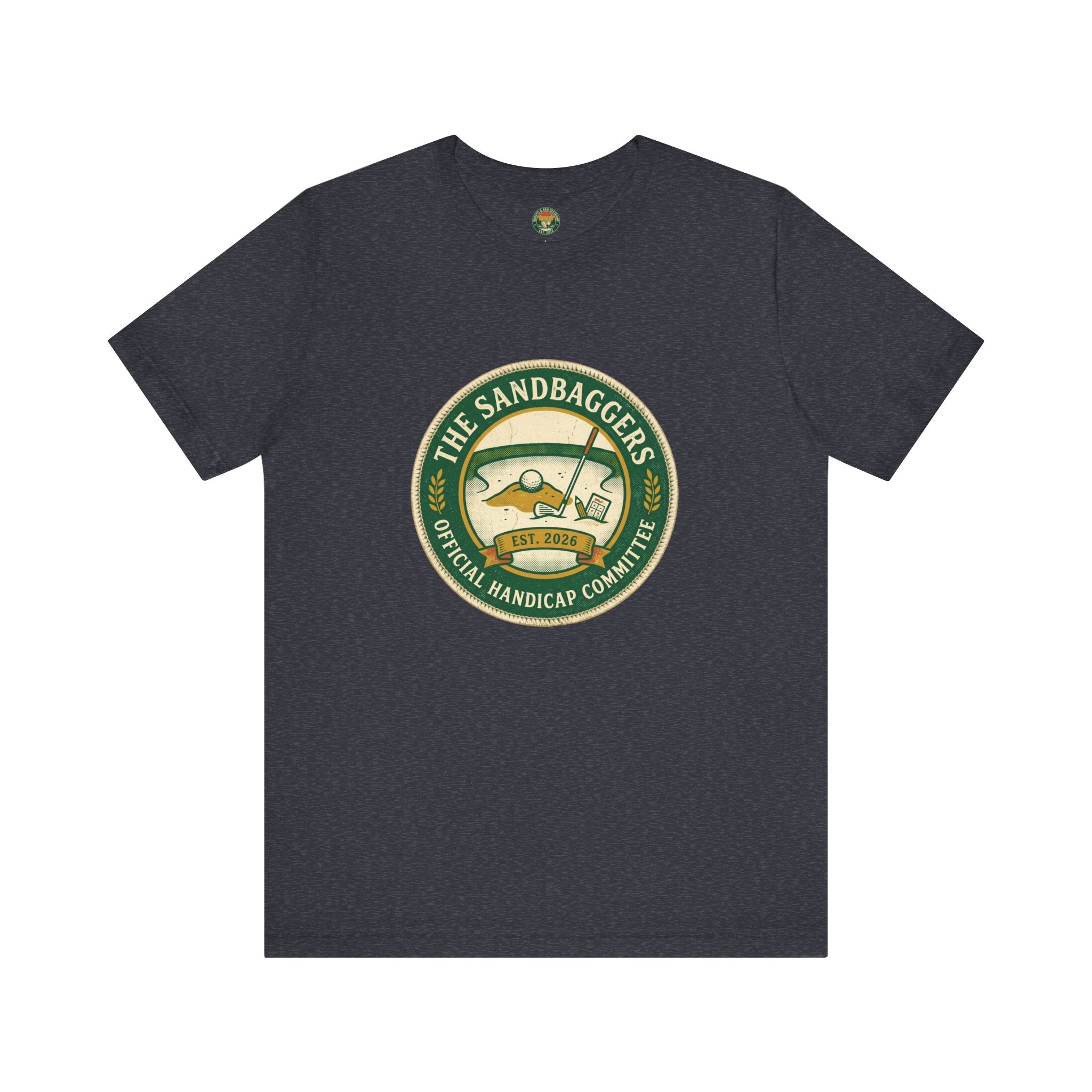 The Sandbaggers Tee — Official Handicap Committee Badge