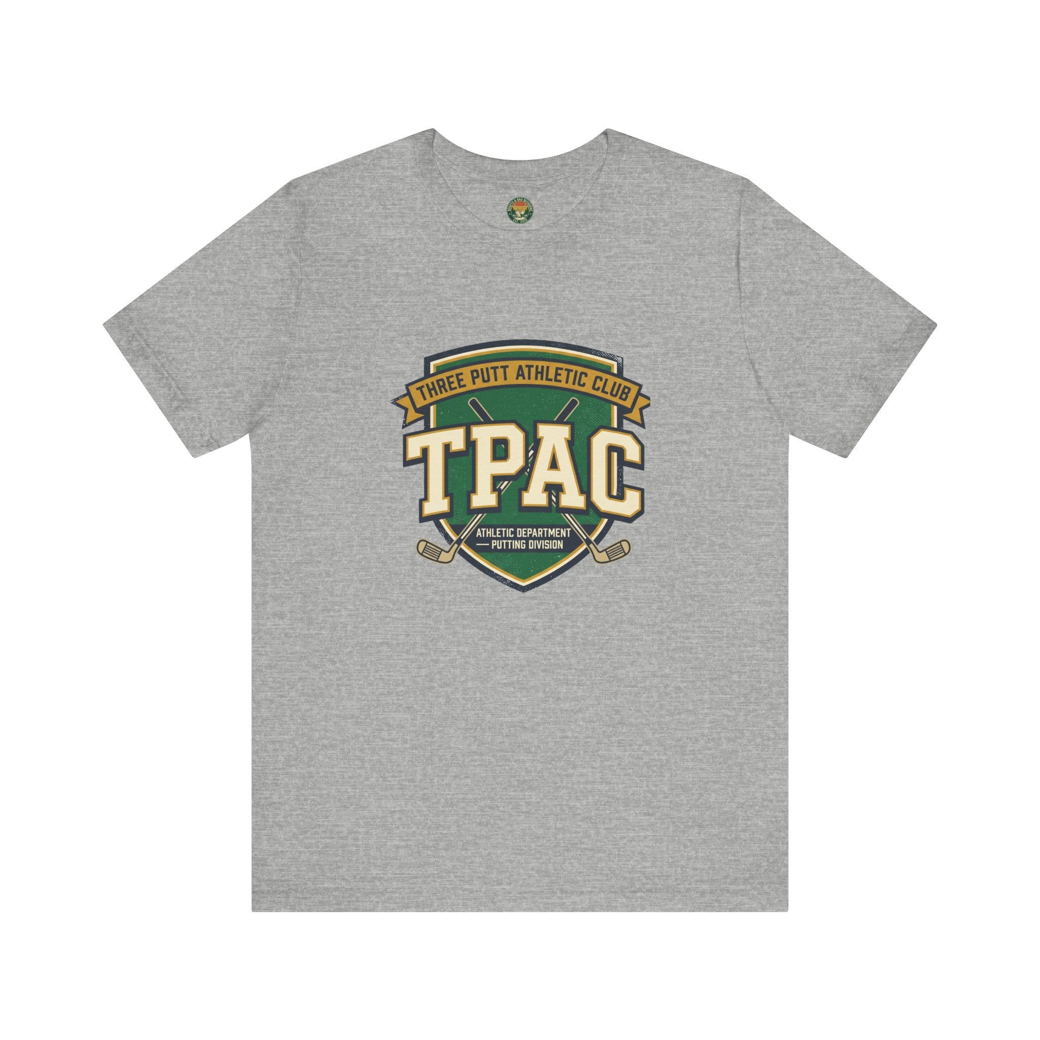 TPAC Athletic Dept Tee — Putting Division Crest