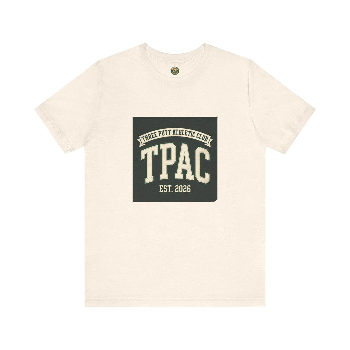 TPAC Varsity Monogram Tee - Three Putt Athletic Club