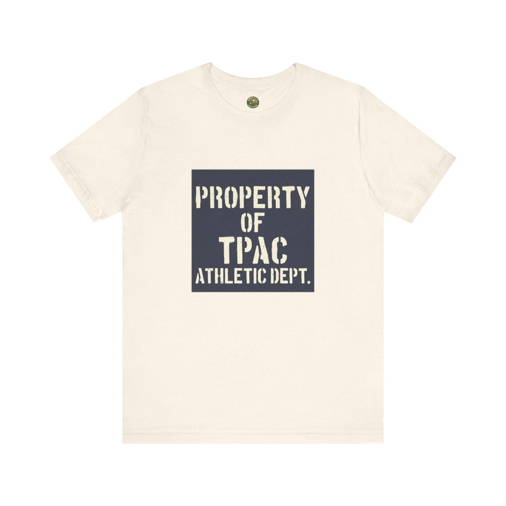 Property of TPAC Tee - Vintage Equipment Room Stencil