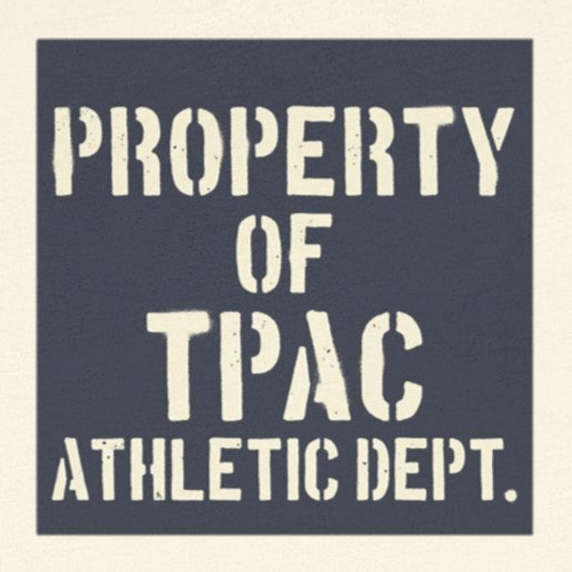 Property of TPAC Tee - Vintage Equipment Room Stencil