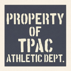 Property of TPAC Tee - Vintage Equipment Room Stencil