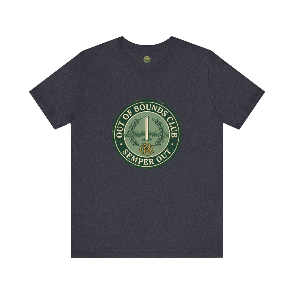 Semper Out Tee - OBC Fake Latin Motto Badge