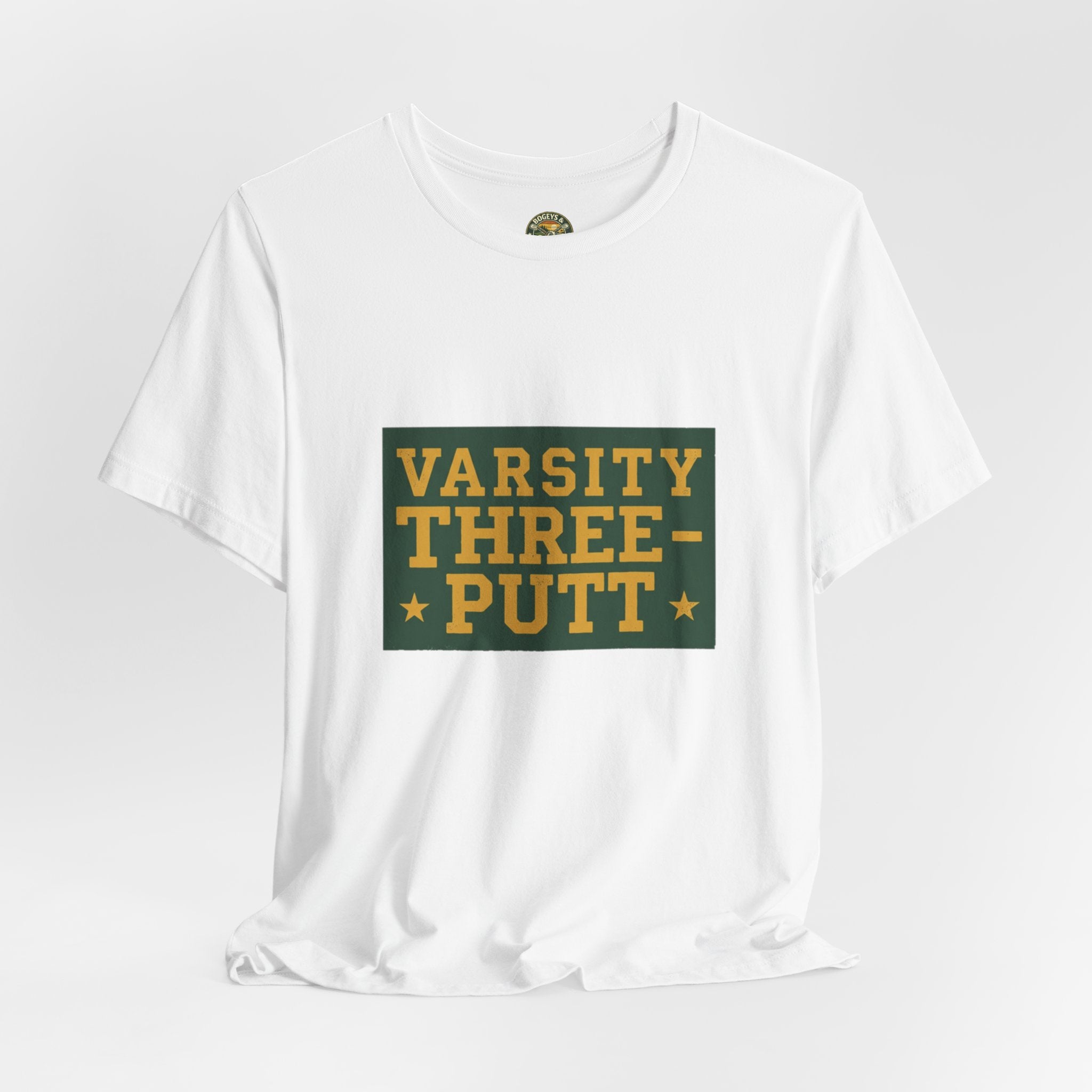 Varsity Three-Putt Tee - TPAC Letterman Typography