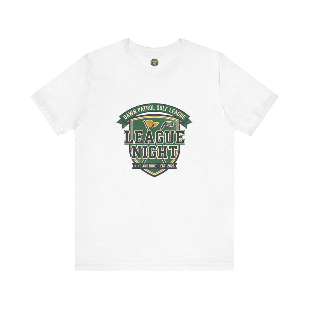 League Night Tee — Recreational Golf League Crest