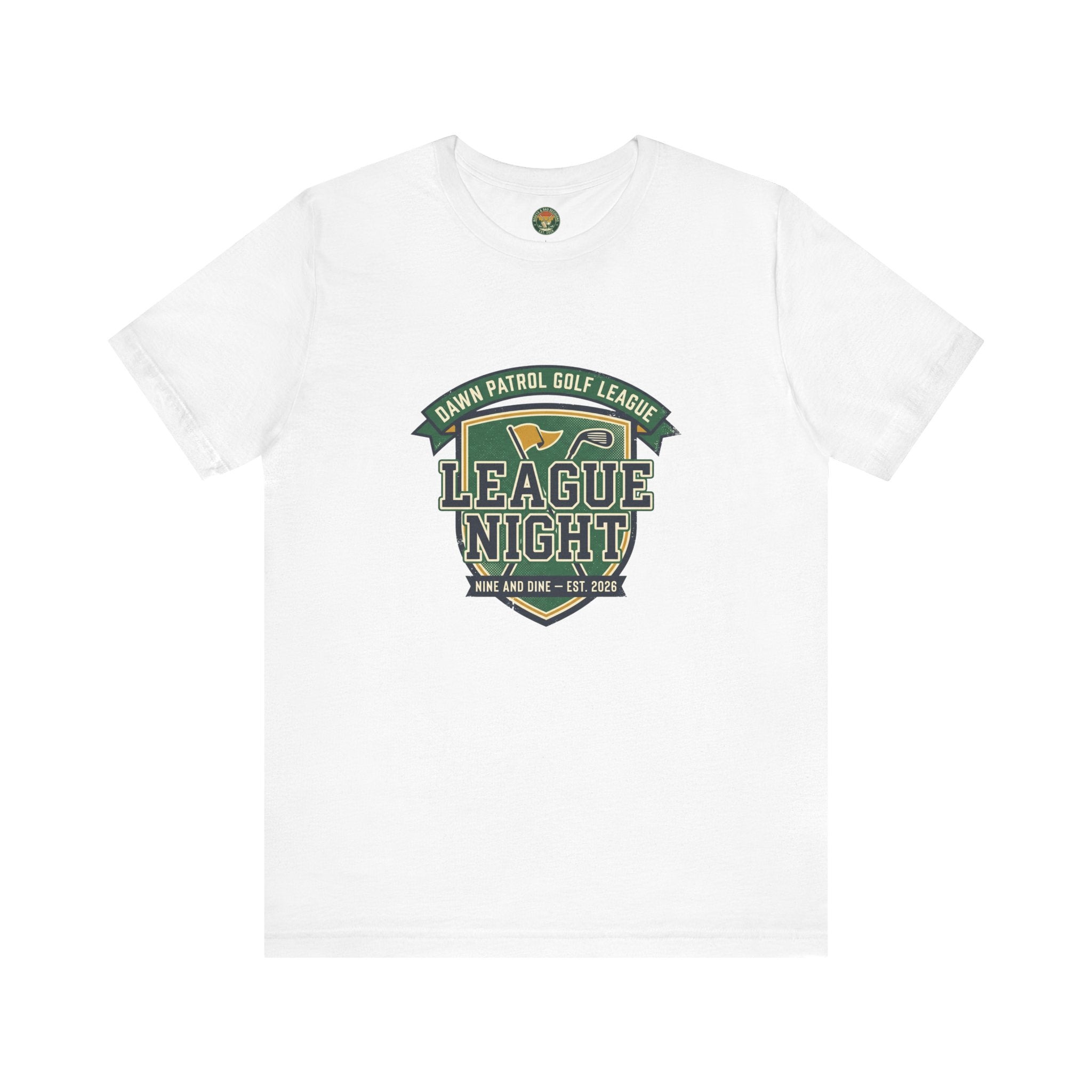 League Night Tee — Recreational Golf League Crest