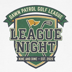League Night Tee — Recreational Golf League Crest