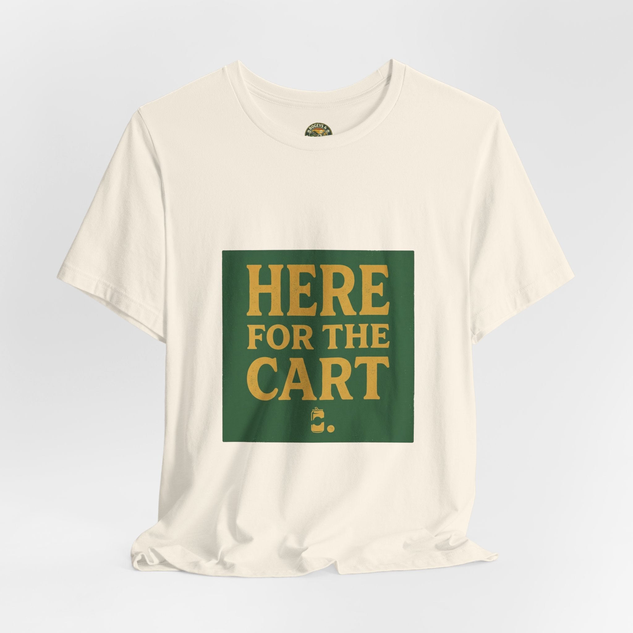 Here For The Cart — Vintage Golf & Beer Tee